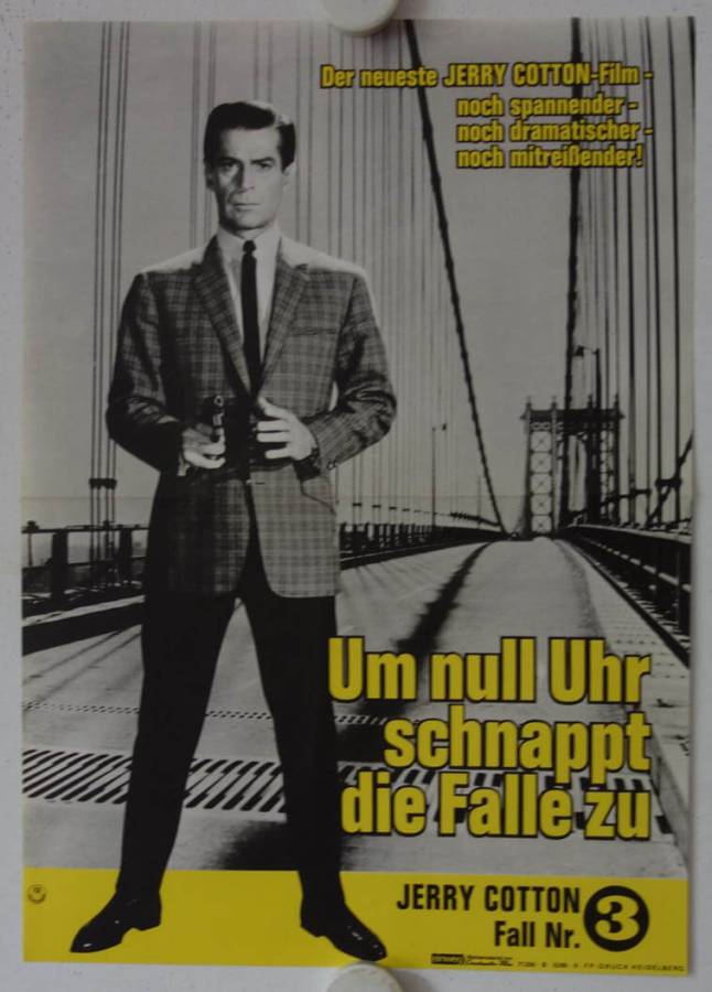 The Trap snaps shut at Midnight original release small german movie poster